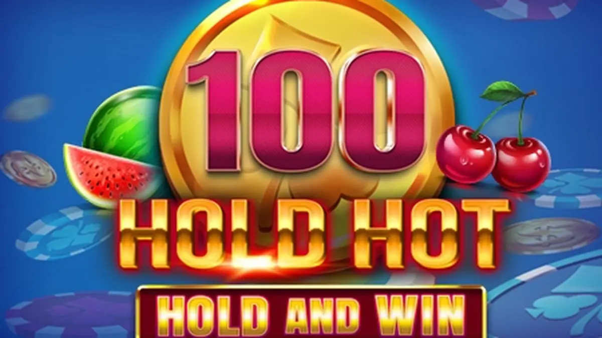 Tampilan visual permainan slot 100 Hold Hot Hold and Win