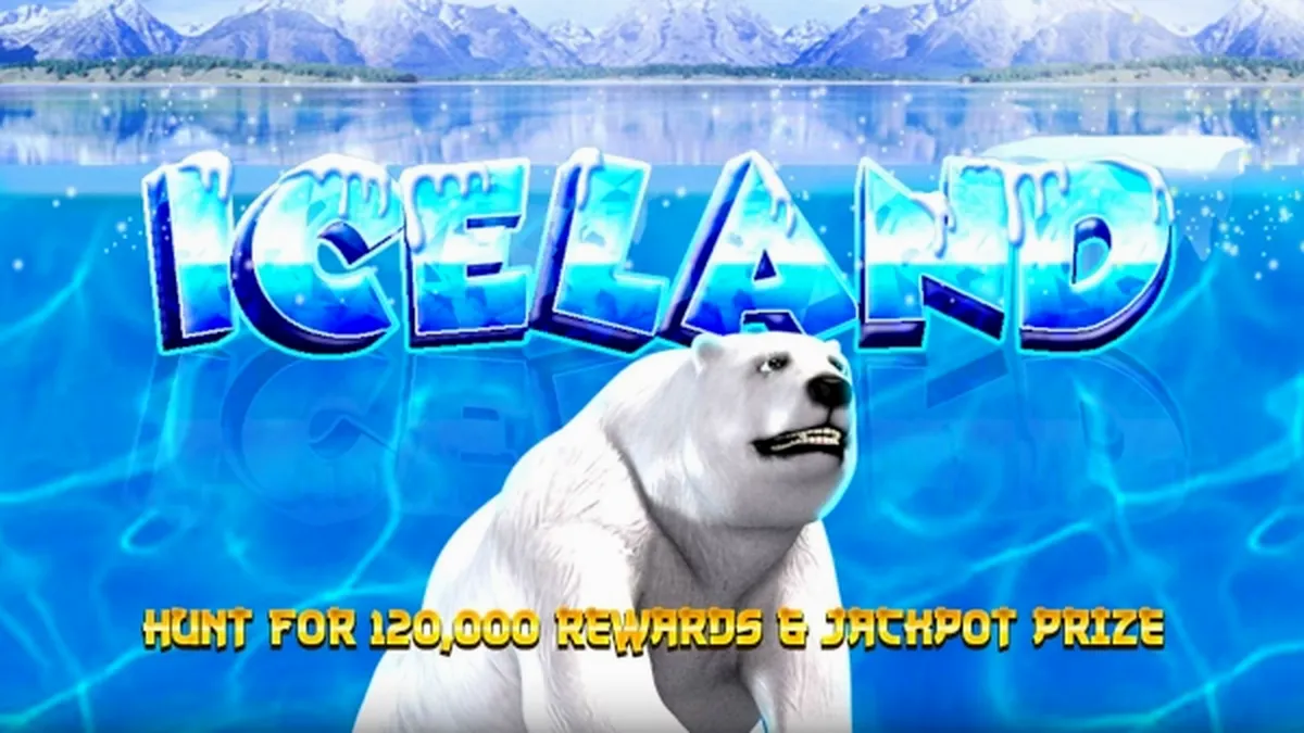 Tampilan visual slot bertema es Iceland dari Spadegaming